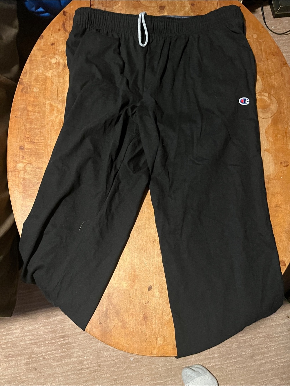 Champion Black Kids Jogger Sweatpants with Contrast Drawcord